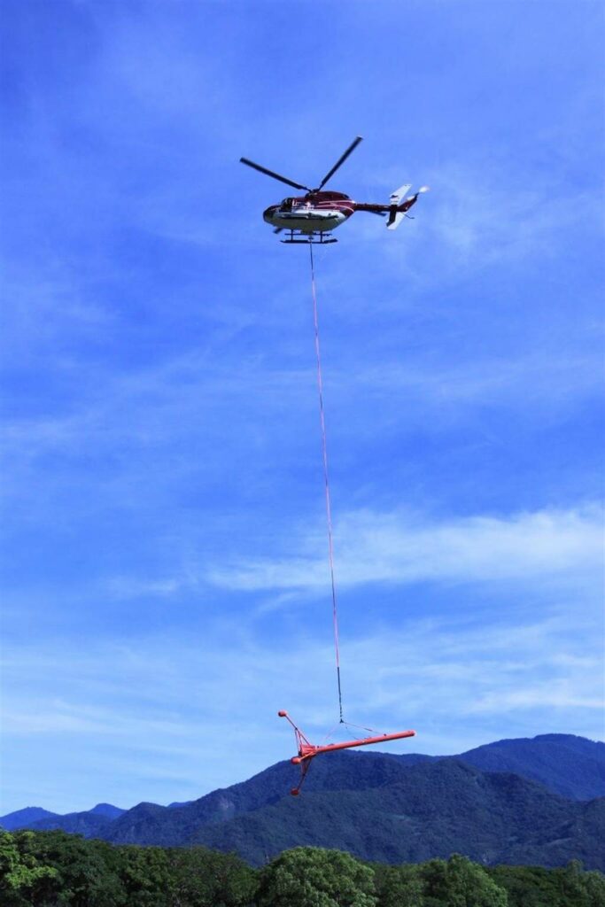 找地熱資源 直升機明首掛載雙探測系統探台東地殼