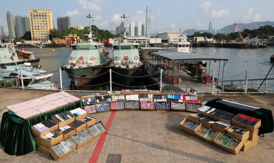 香港海關偵破約一千萬元內河船走私案件（附圖）